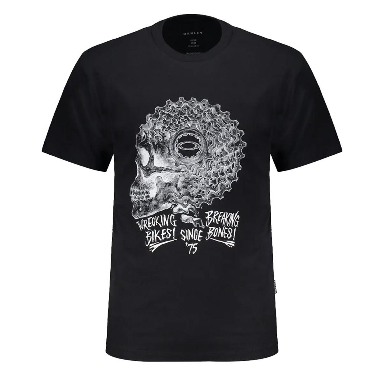Camiseta Oakley Skull Wreck WT25 Masculina Blackout