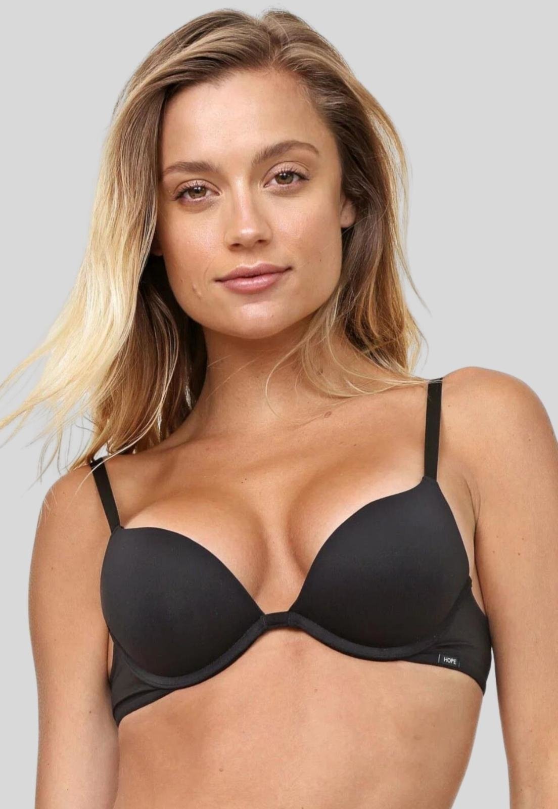 Sutiã Universal Microfibra Hope Big Push Up 12384 Preto