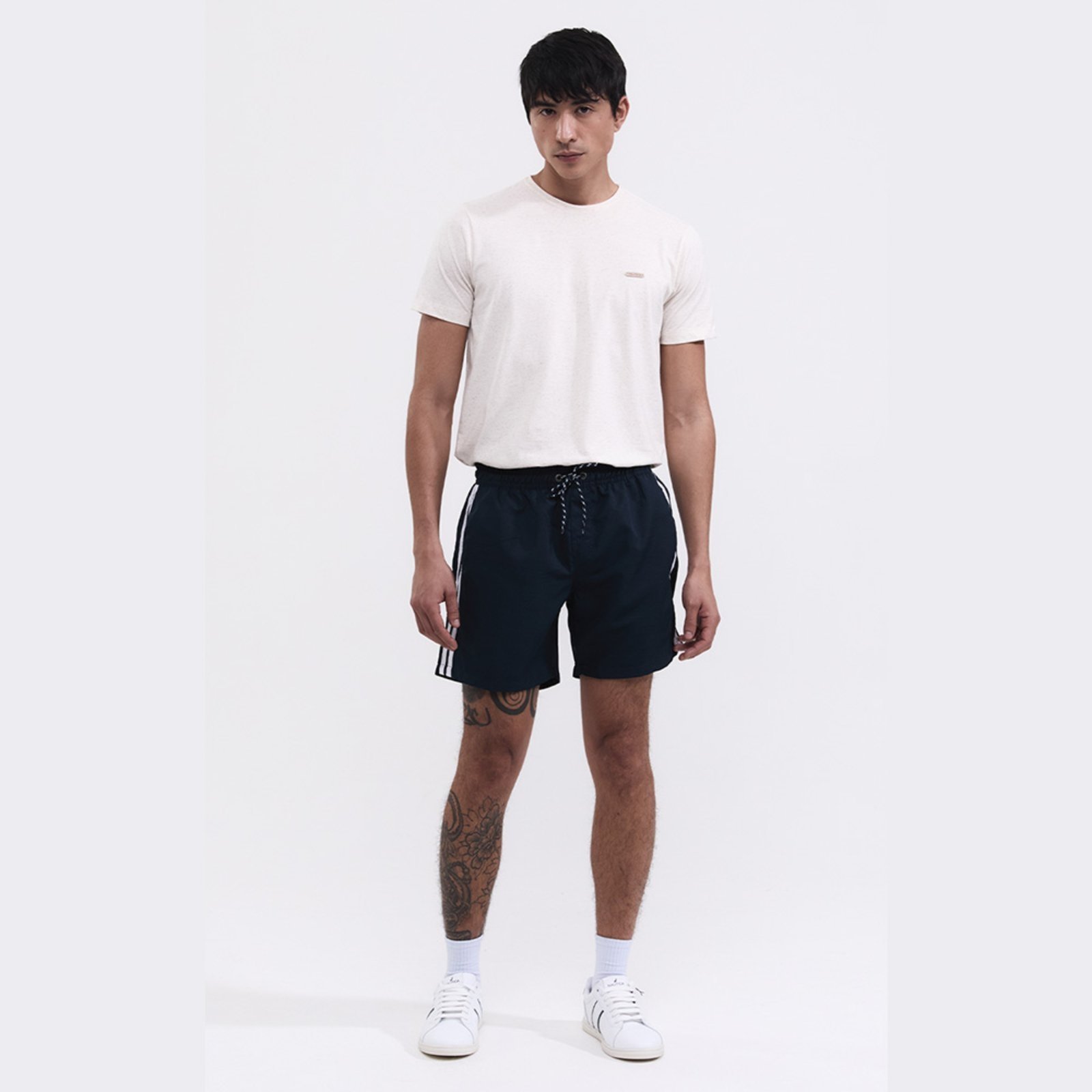 Vista 2 Shorts Nautica Água Com Faixas Marinho azul marinho Nautica azul marinho