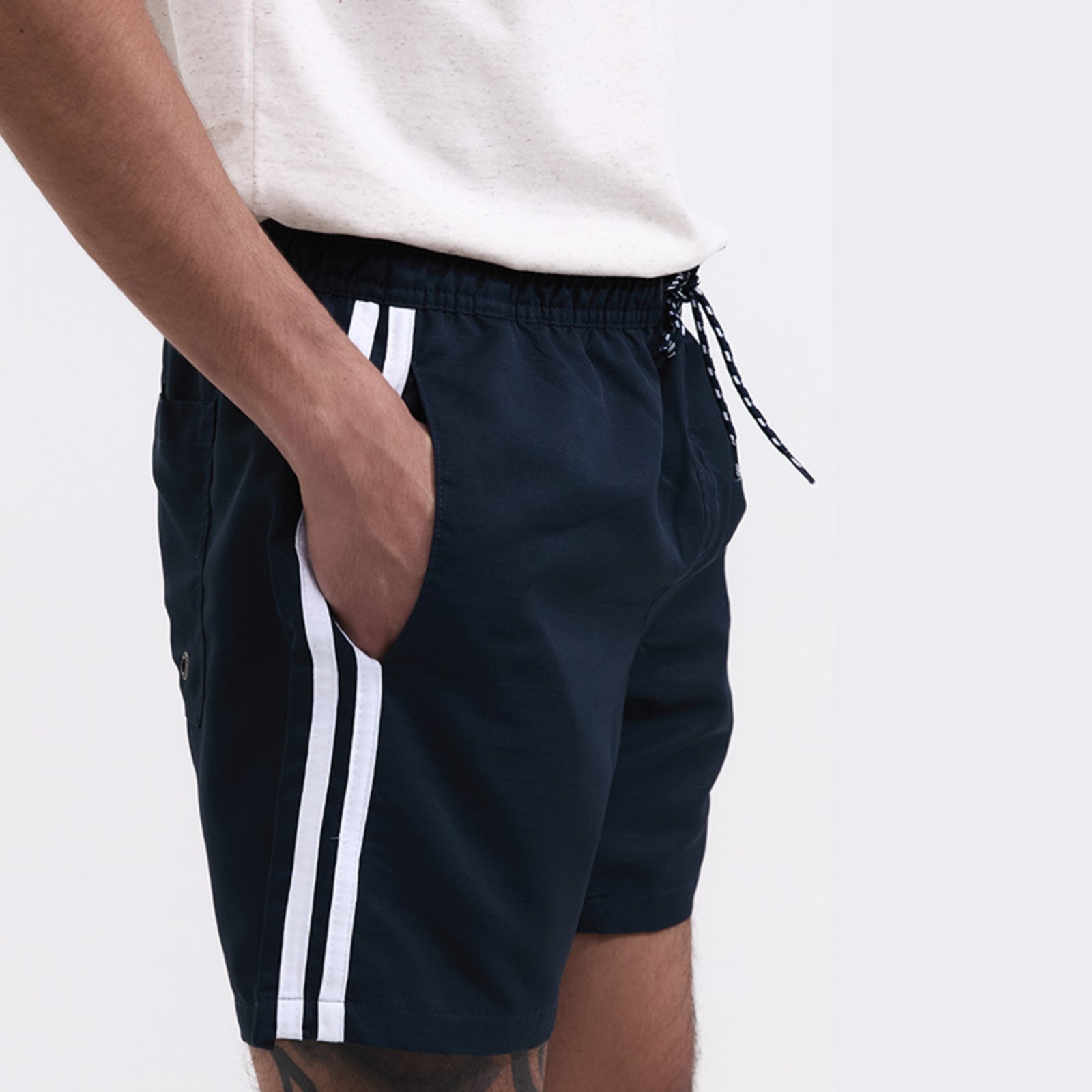 Vista 3 Shorts Nautica Água Com Faixas Marinho azul marinho Nautica azul marinho
