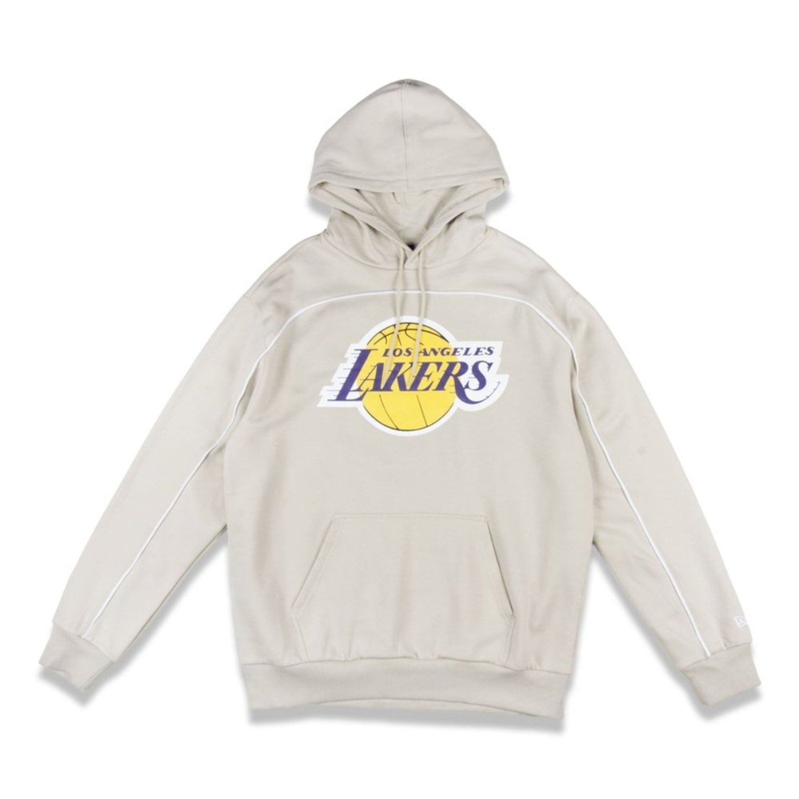 Moletom New Era Canguru Fechado Los Angeles Lakers NBA Bege