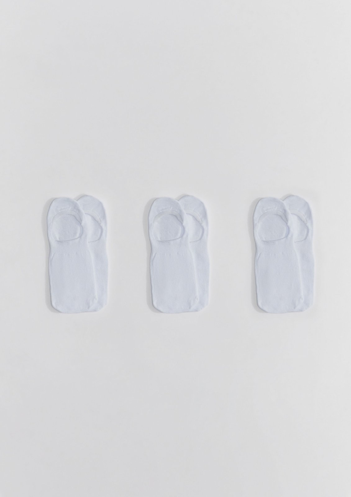 Kit 3 Pares De Meias Sapatilha Unissex