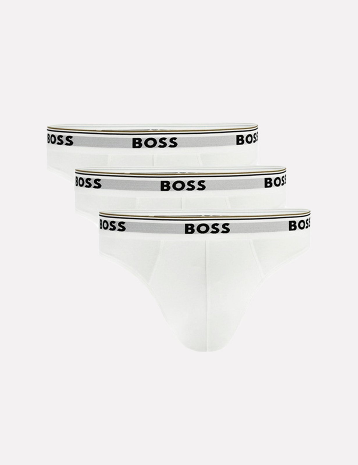 Kit Cueca Hugo Boss Power Mini/Brief branca 3UN