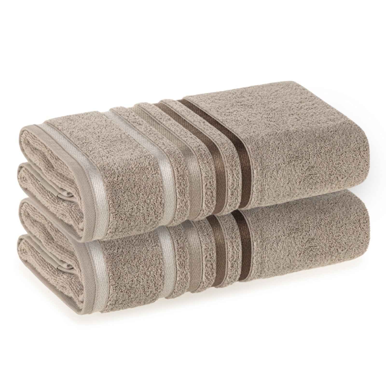 Kit 2 Toalha Banhao Karsten Fio Penteado 2 Peças Lumina Bege