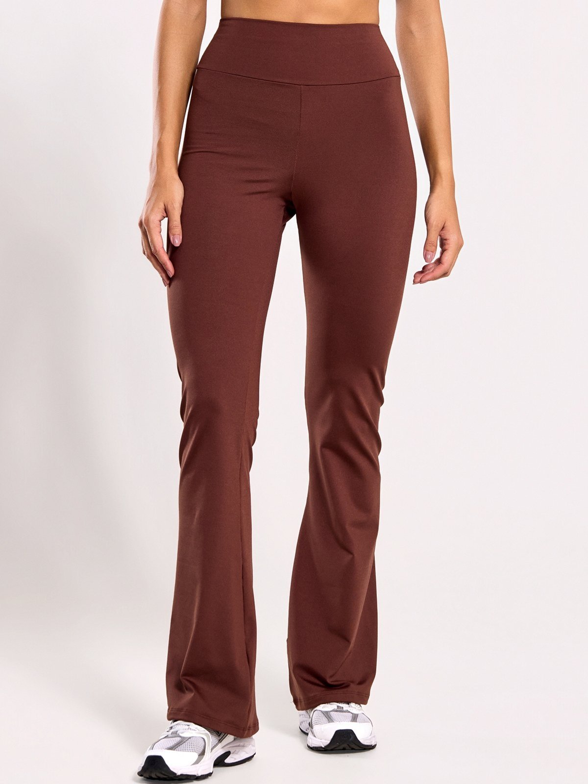 Calça Flare Térmica Marrom