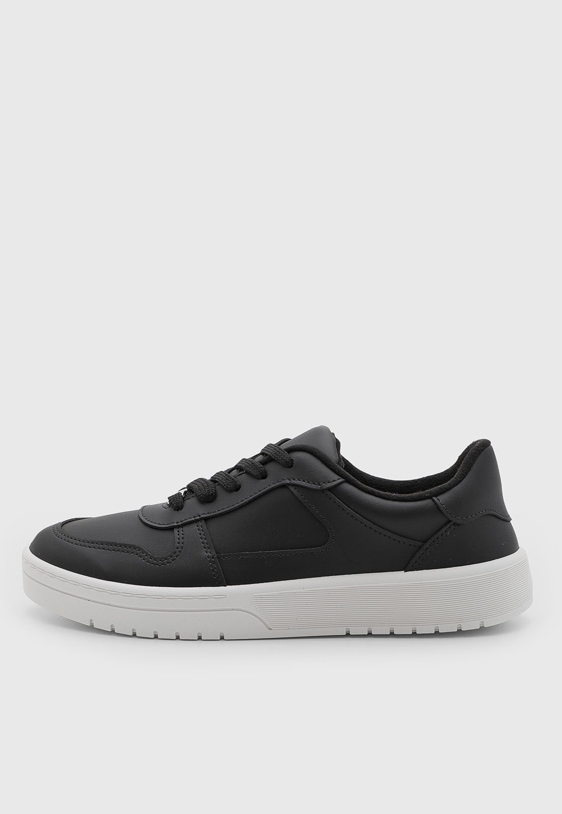 Tênis Feminino Moleca Cano Baixo Preto