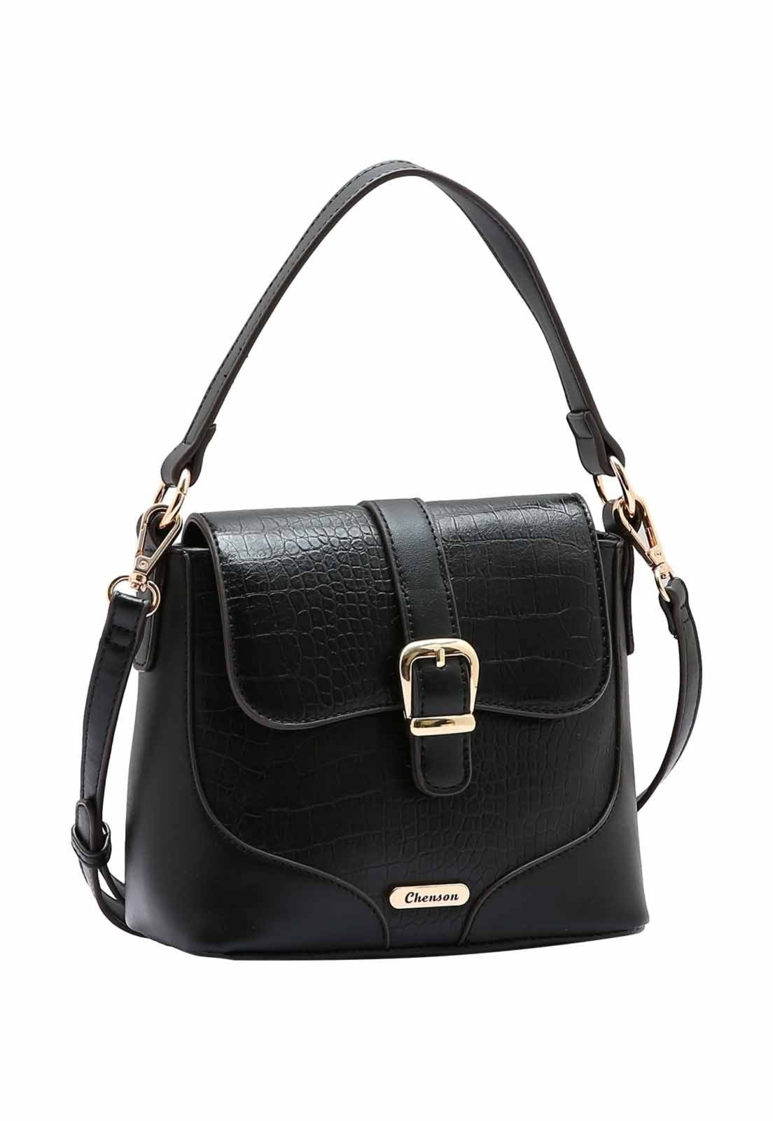 Bolsa Feminina Chenson Original Croco Mão 3484883