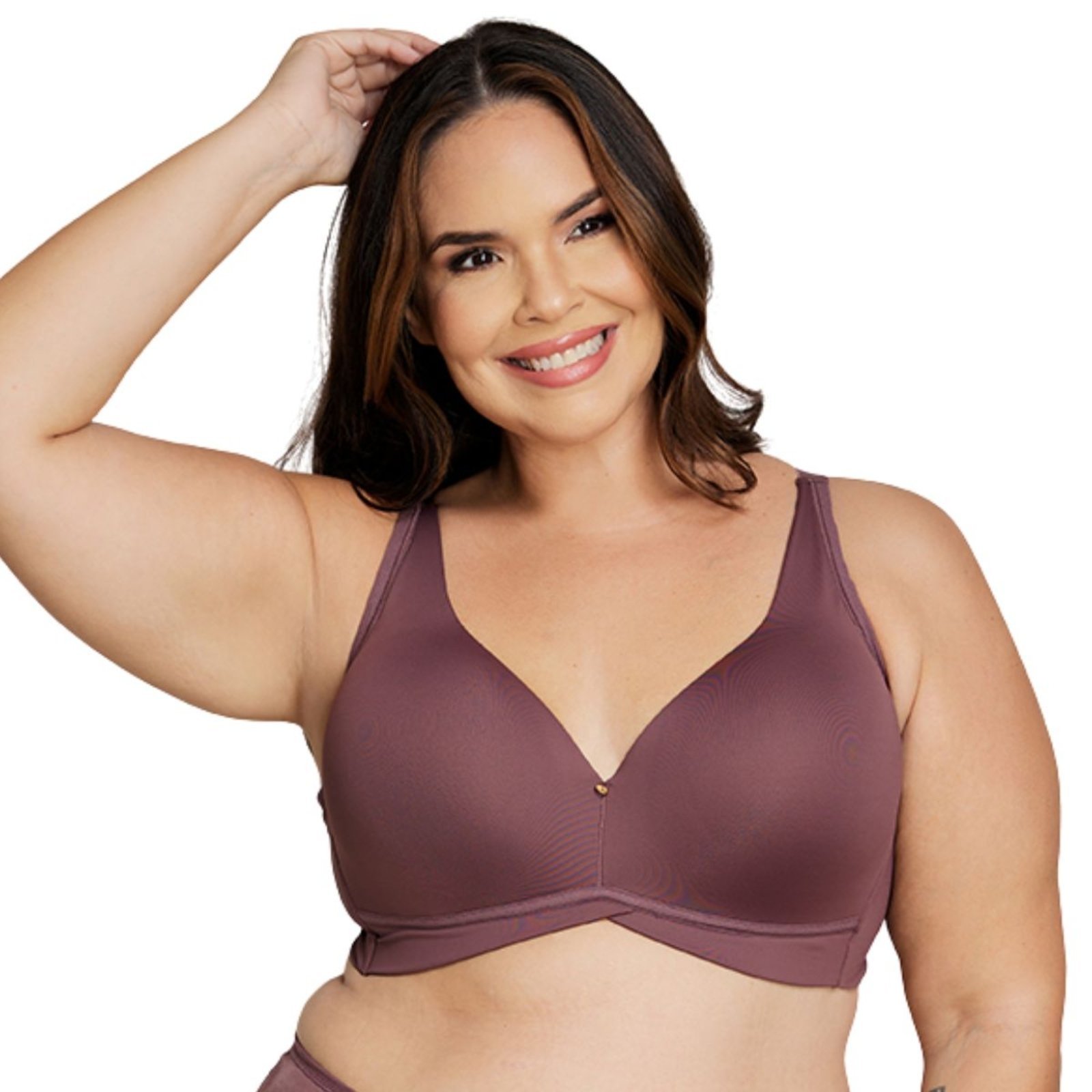 Sutiã Plus Size Top Com Bojo Sem Aros Nayane
