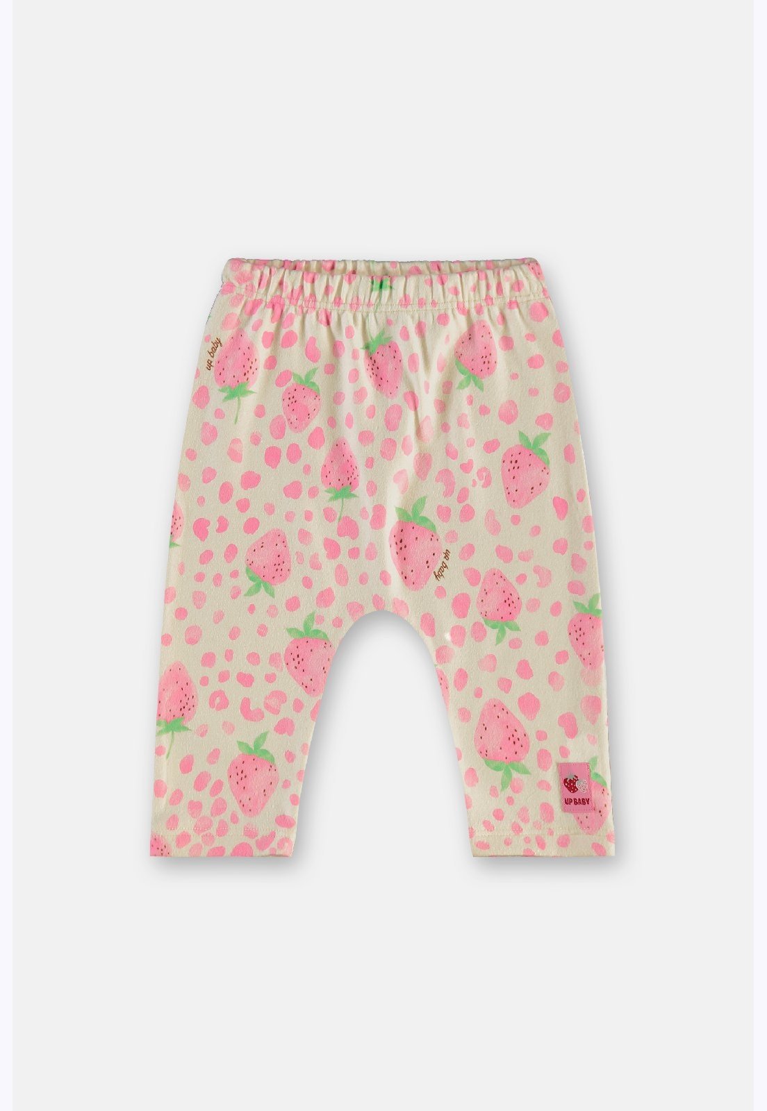 Infantil - Calça Malha Peluciada Up Baby Branco