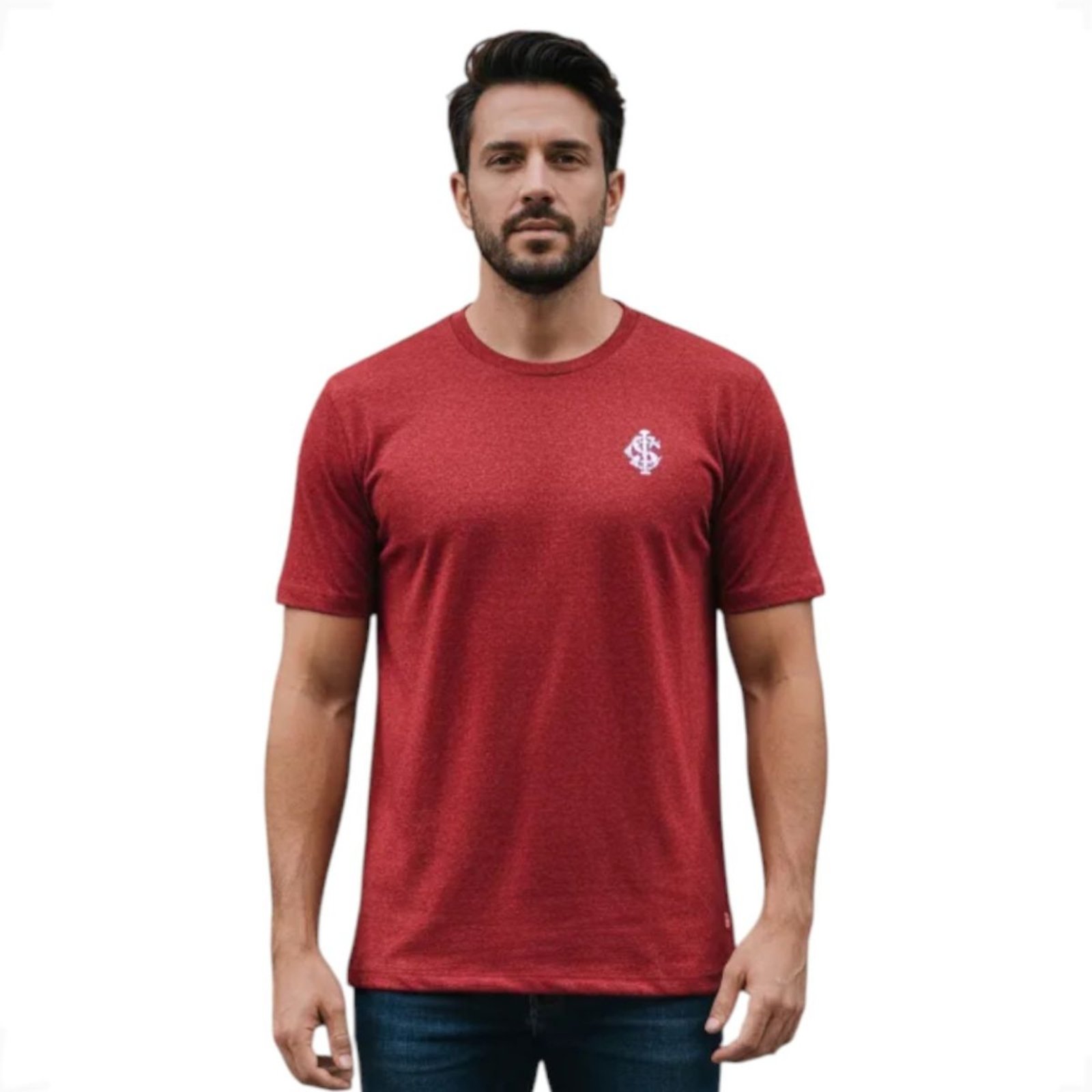 Camiseta Clássica Internacional Oficial Vermelho