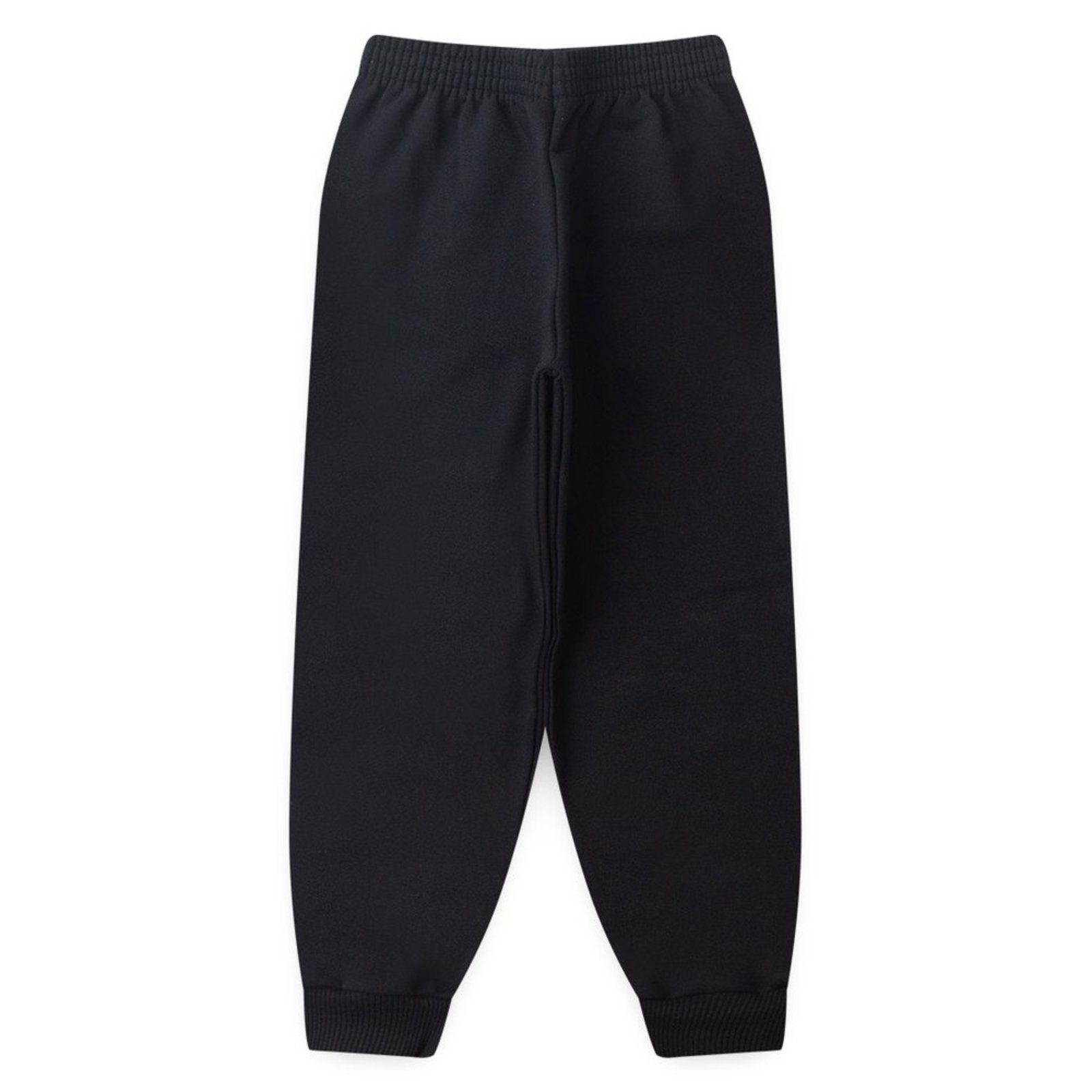 Infantil – Calça Inverno Menino Preta em Moletom Felpado