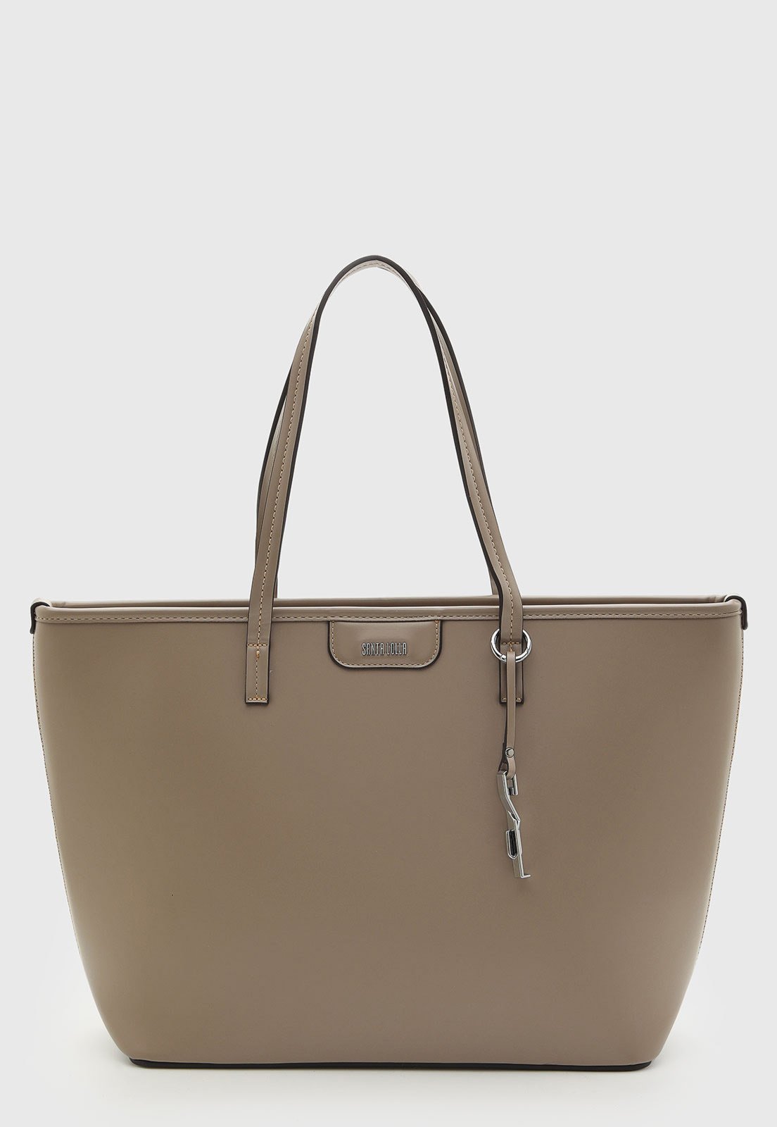 Bolsa Santa Lolla Estruturada Marrom Claro