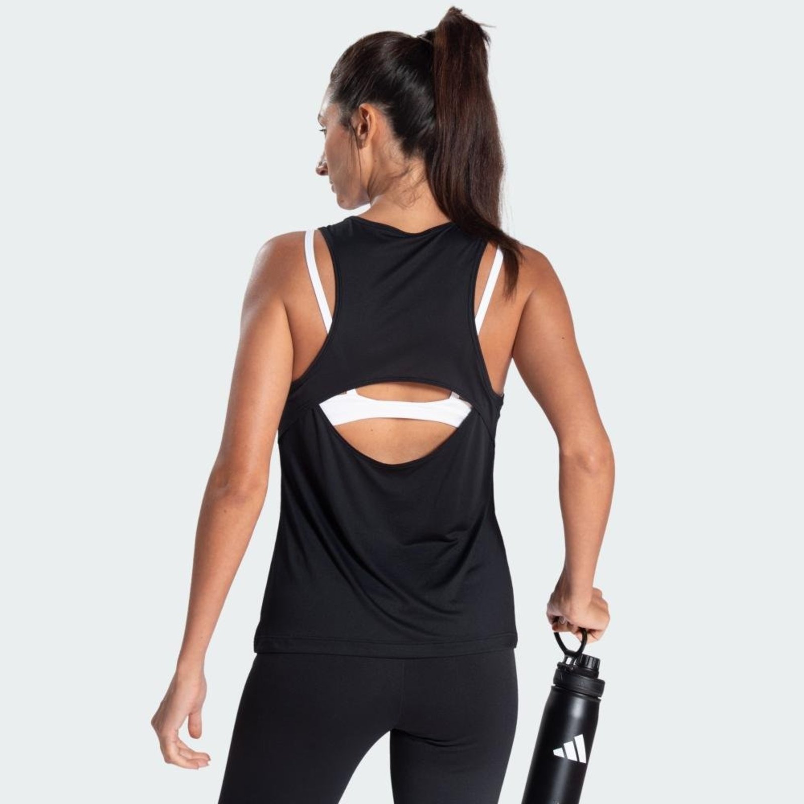 Regata Poliamida Ess adidas Performance Preto