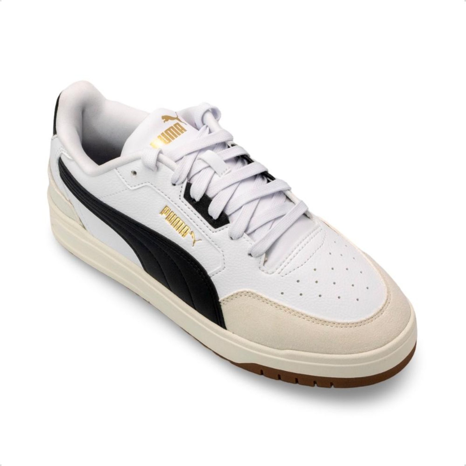 Vista 3 Tênis Puma Unissex Shuffle Downtown OG branco Puma branco