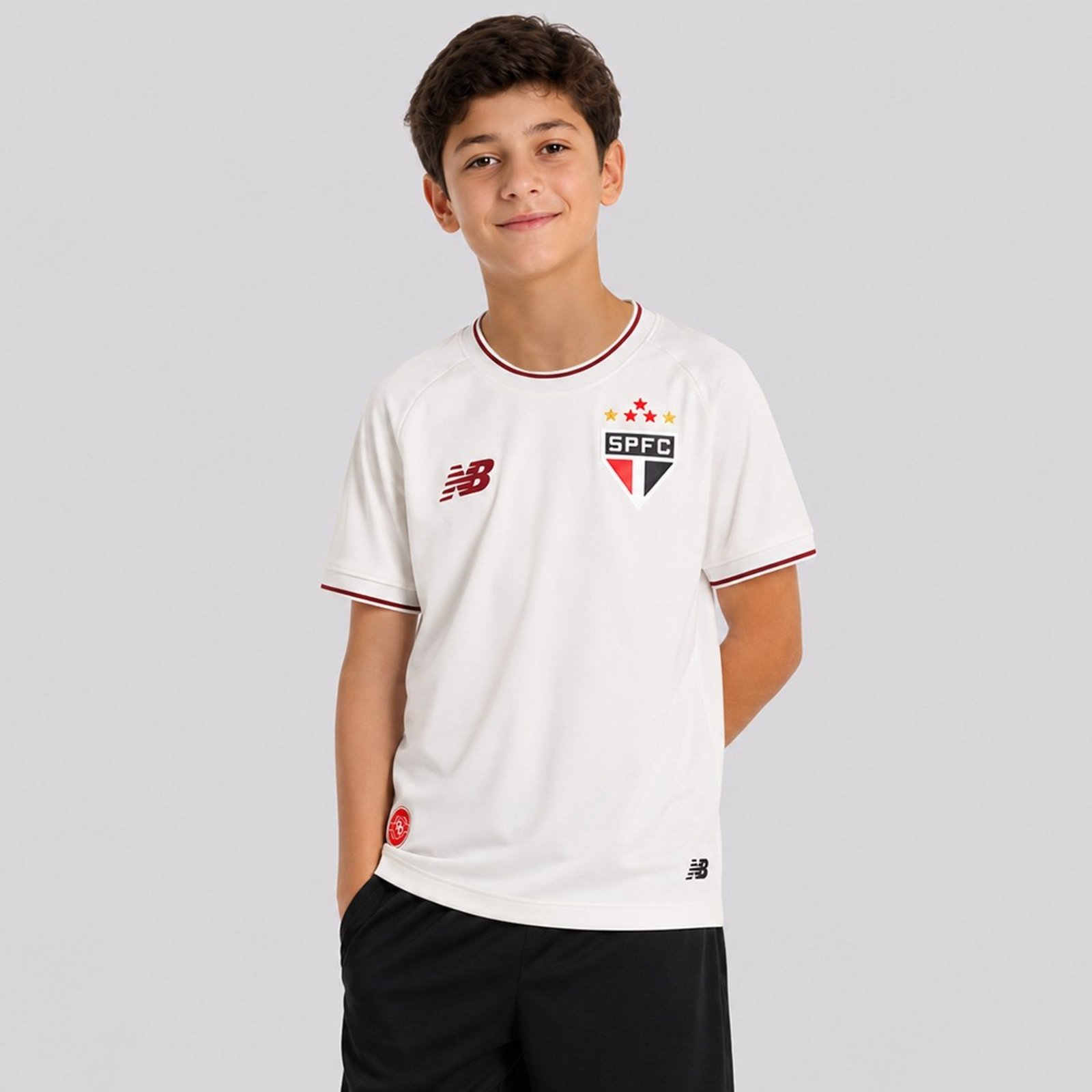 Camisa New Balance São Paulo Comemorativa 2026 Juvenil