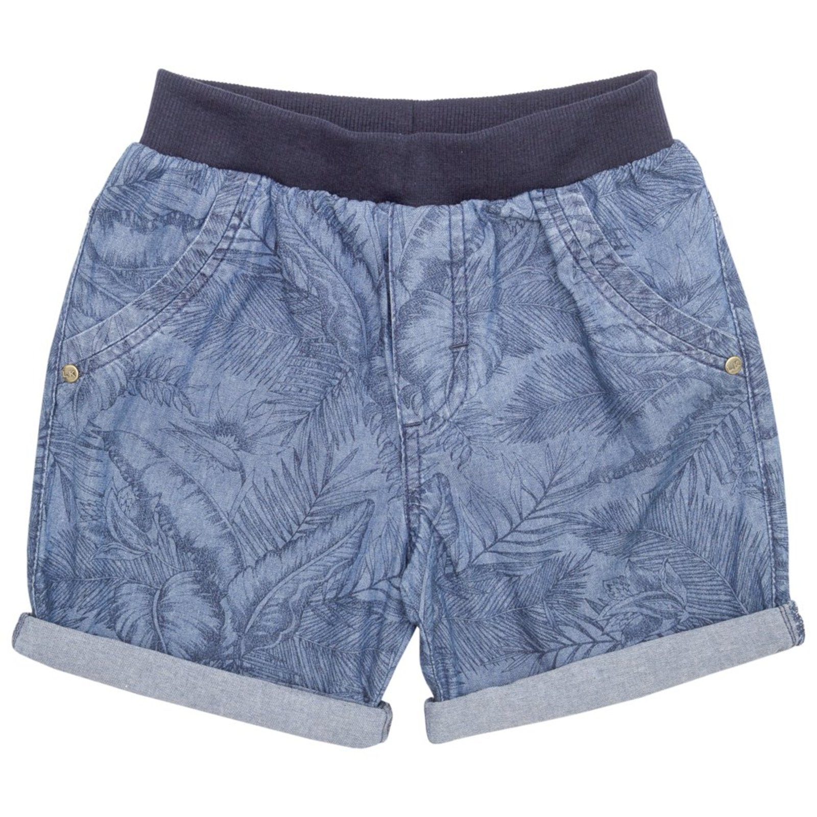 Infantil - Shorts Look Jeans Floral Jeans