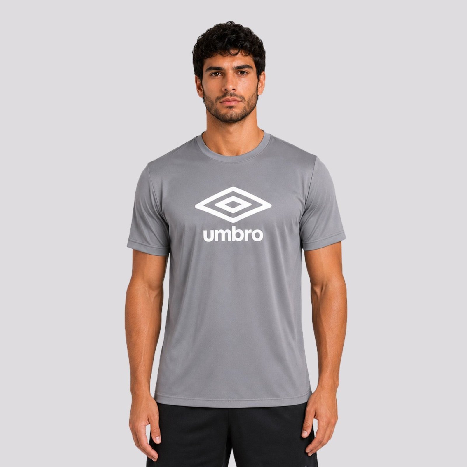 Camiseta Umbro Essential Diamond Cinza