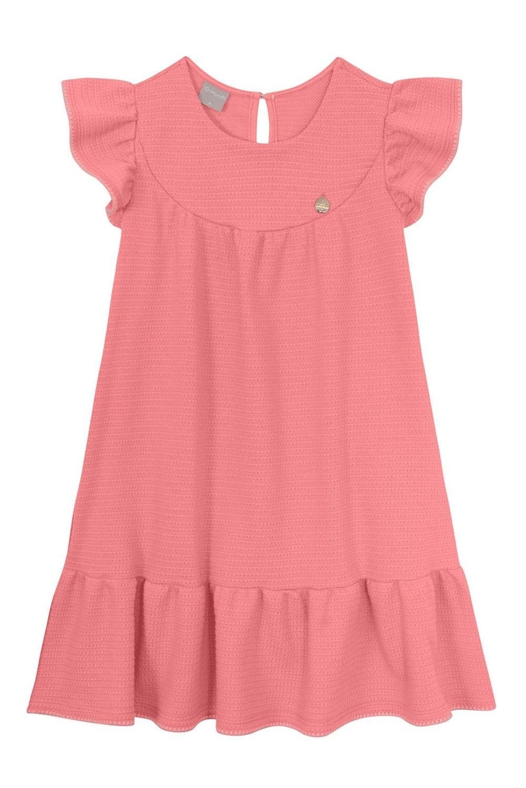 Infantil - Vestido menina com babado Mundi