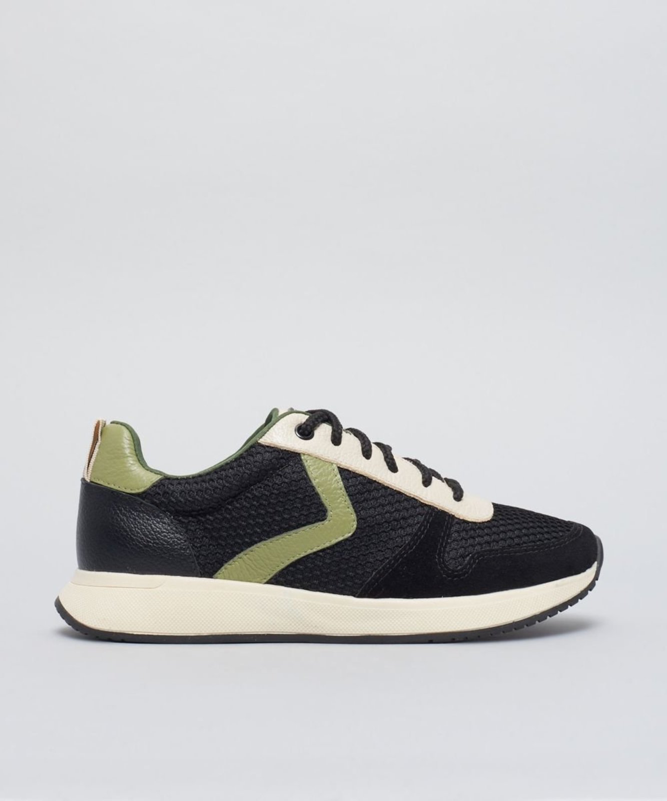 Tenis Mix Tela Sport - Preto 36 - preto