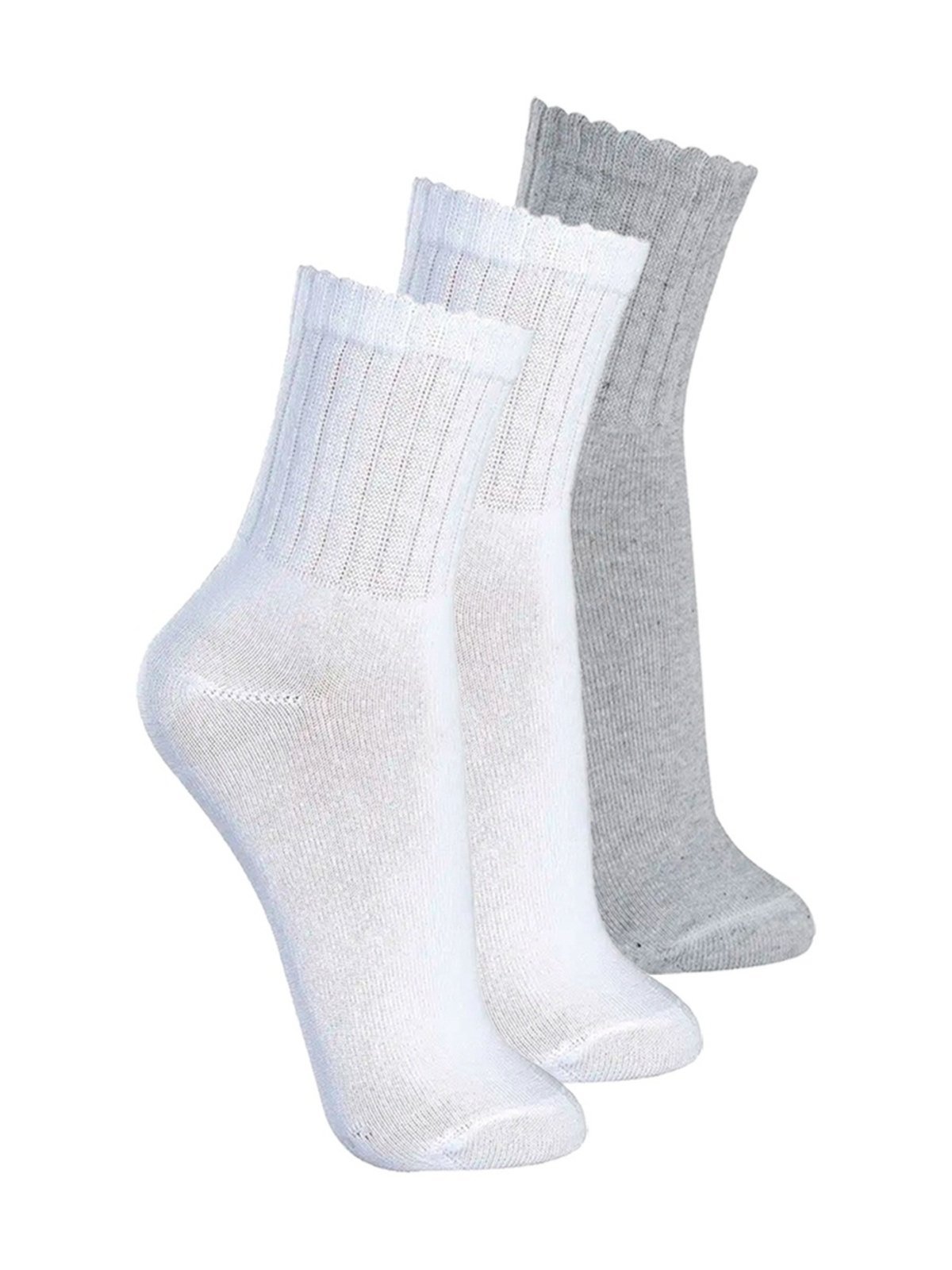 Kit com 3 Pares de Meias Esportiva Cano Médio Lupo 3290-009