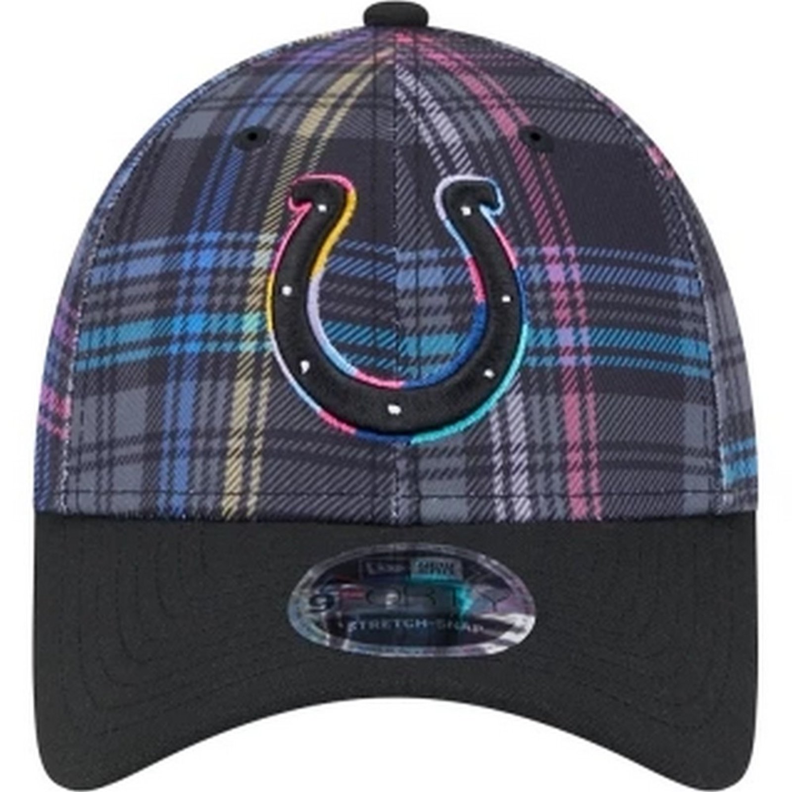 Vista 3 Boné 9FORTY Stretch Snap Indianapolis Colts NFL Crucial Catch 2024 new era multicolorido new era multicolorido