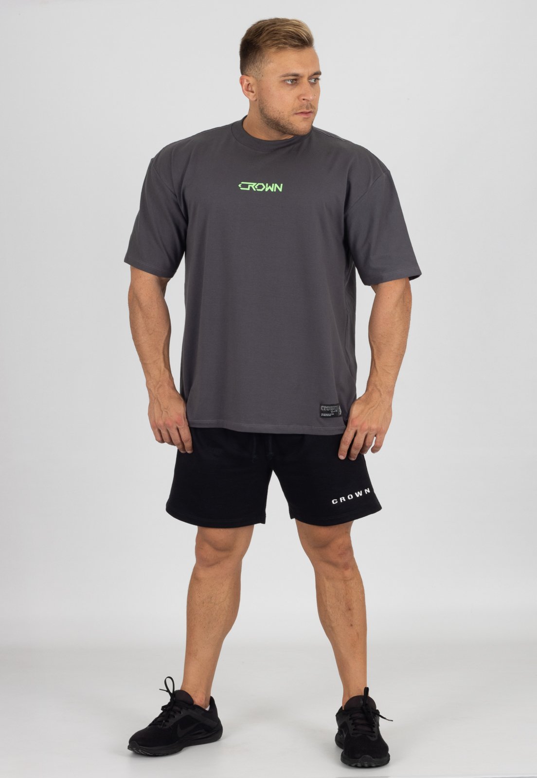 Camiseta Masculina Crown Training Oversized HardLine