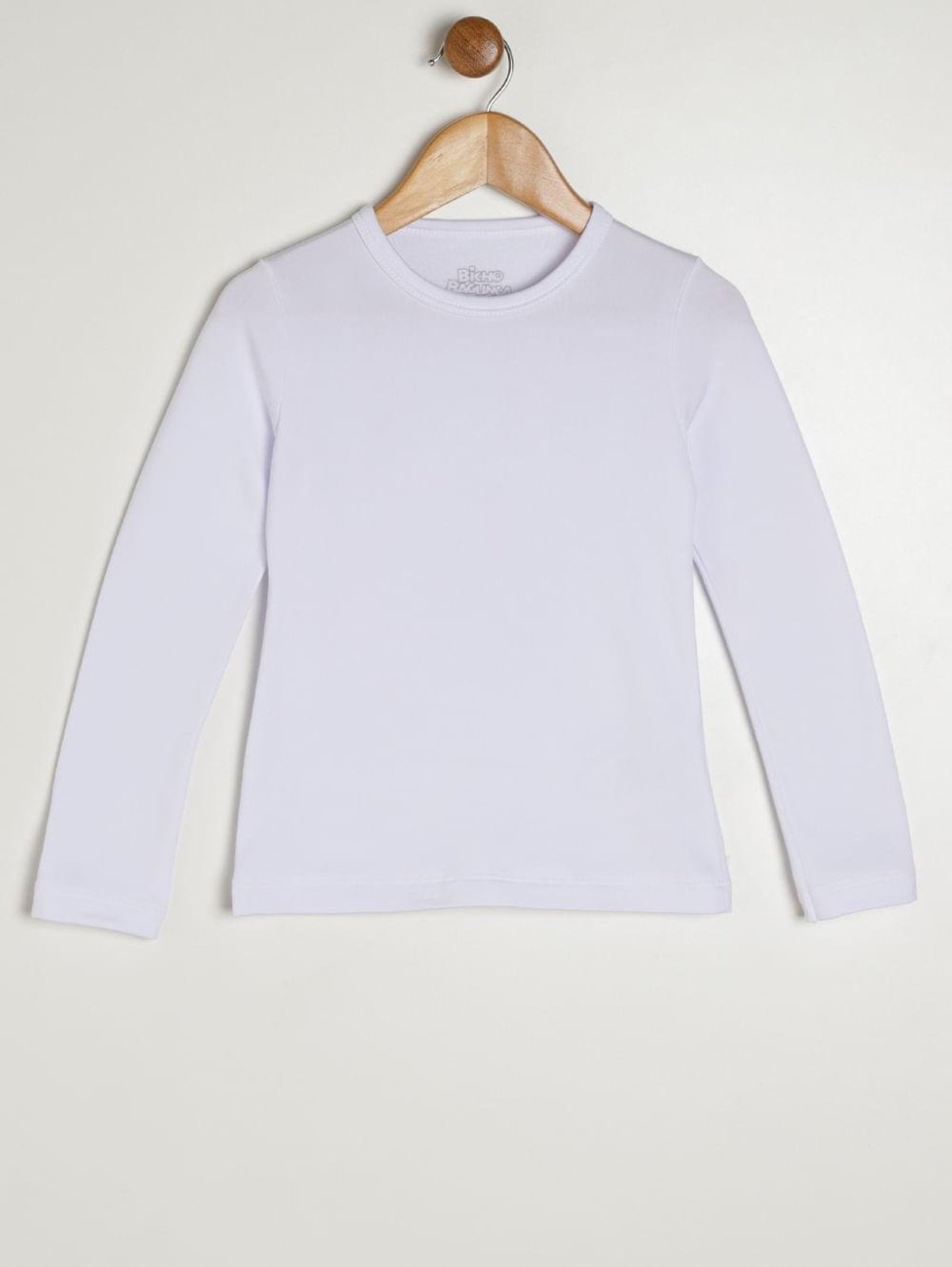 Infantil - Camiseta Térmica Para Menina - BRANCO