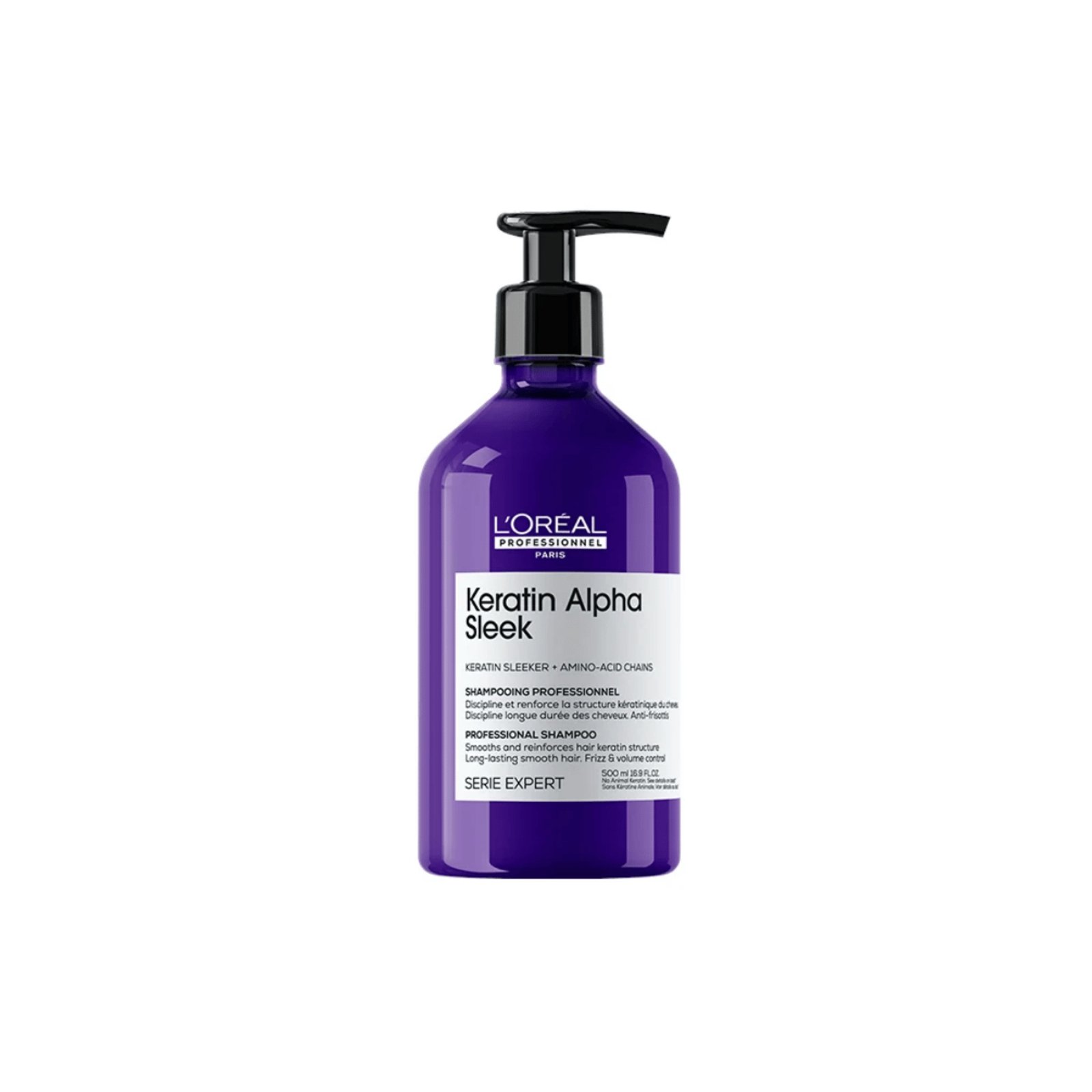 L'Oréal Professionnel Keratin Alpha Sleek Shampoo 500ml