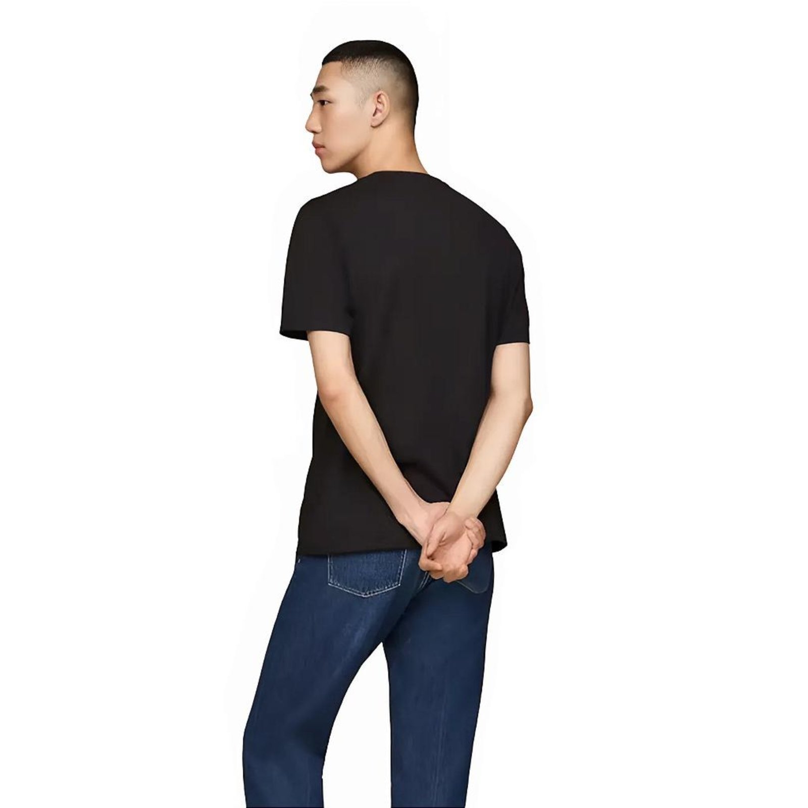 Vista 3 Camiseta Tommy Hilfiger Chest Insert Tee preto Tommy Hilfiger preto