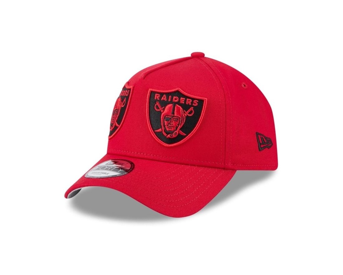 Bone New Era 9FORTY A-Frame Las Vegas Raiders NFL Vermelho