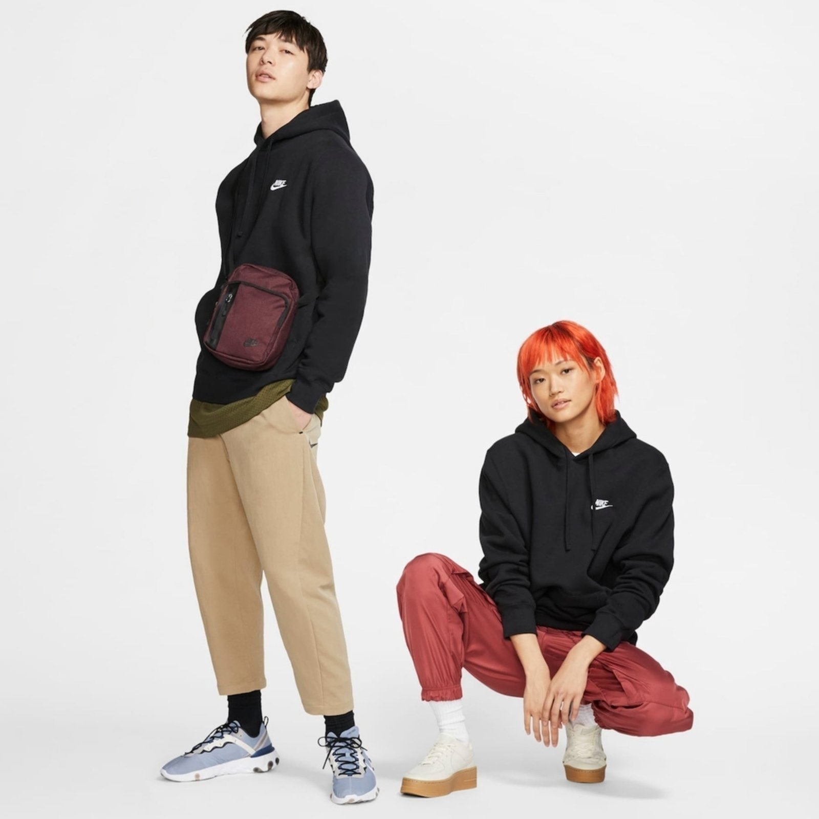 Blusão Nike Sportswear Club Fleece Preto