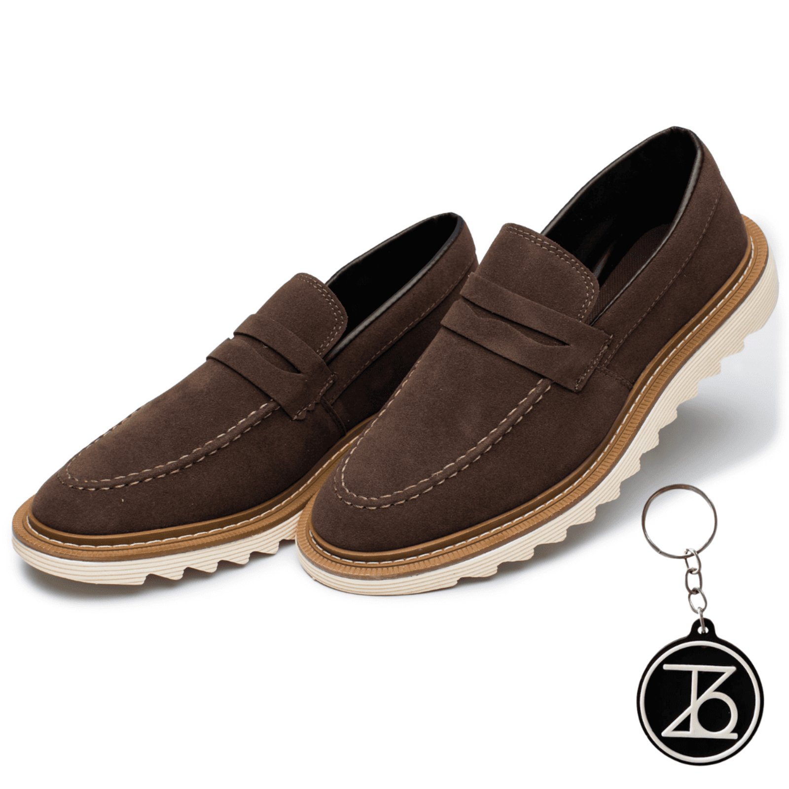 Sapato Social Oxford Giuseppe Confortável Masculino Social Brogue Evento + Brinde Chaveiro Thézb