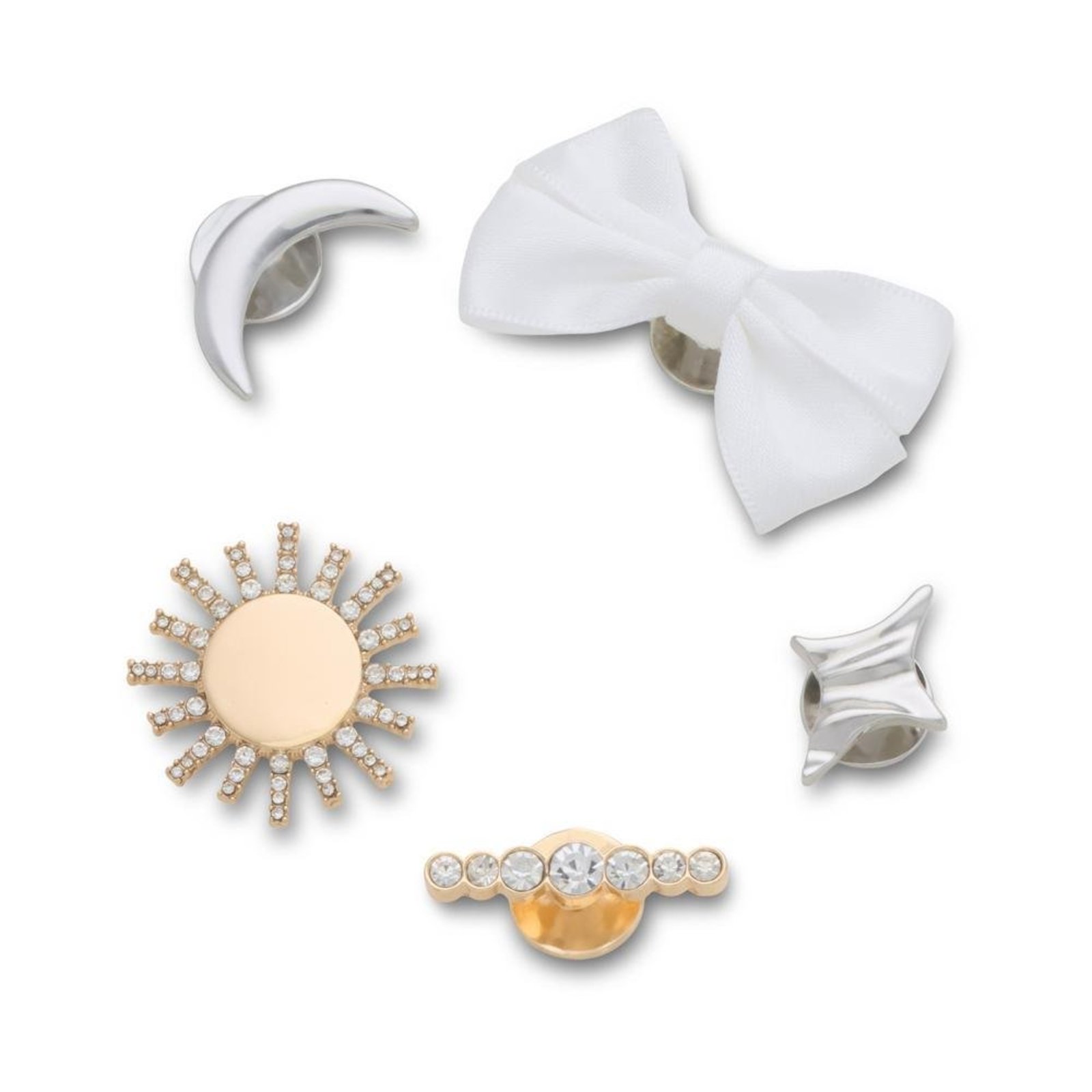 Infantil - Jibbitz™ Celebração Celestial Pack com 5 Peças Único Branco