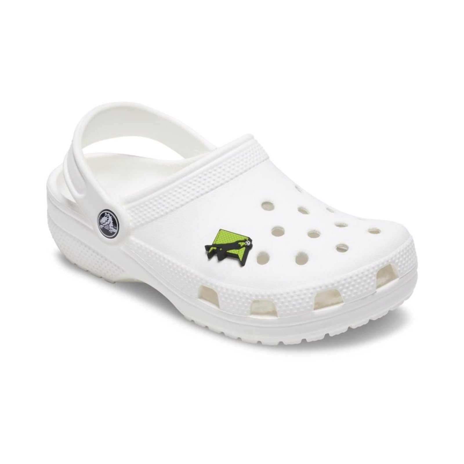 Vista 3 Infantil - Jibbitz™ Goleiro de Futebol UNICO Crocs branco