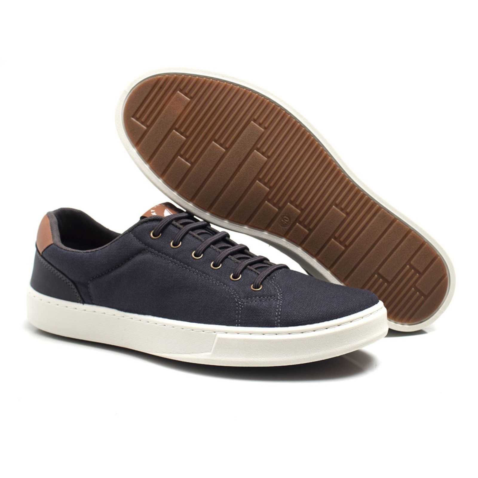 Tenis Masculino Casual Bredeni Sapatenis Montain Confortavel Azul Marinho