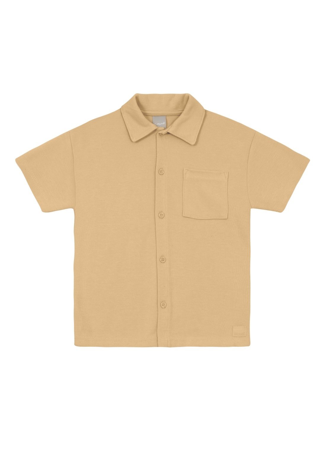Infantil - Camisa menino em moletinho tricot Mundi
