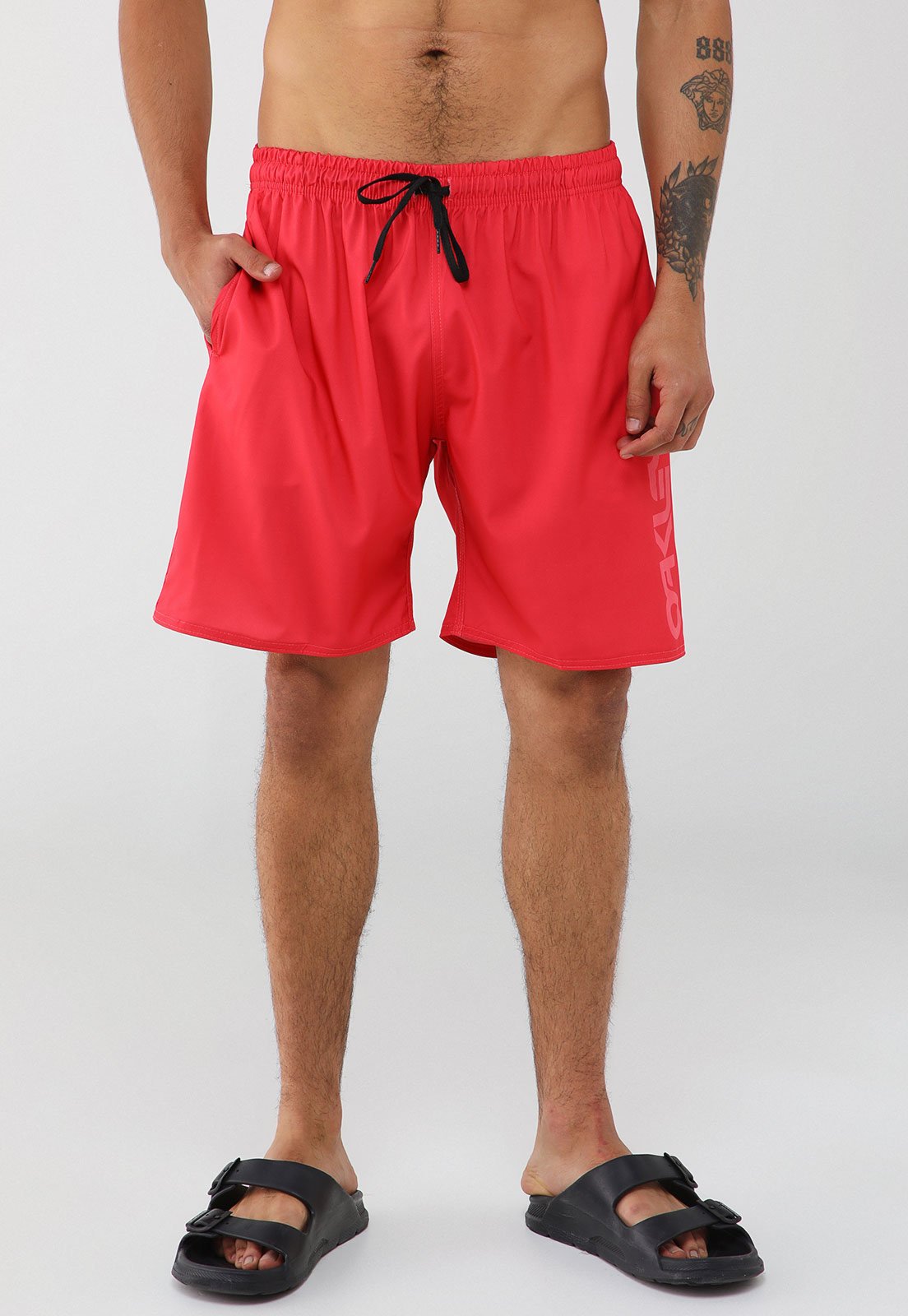 Vista 2 Bermuda para Água Masculina Oakley Mod Mark II Vermelha vermelho Oakley vermelho