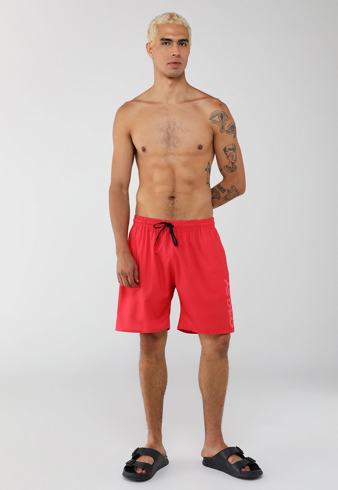 Vista 3 Bermuda para Água Masculina Oakley Mod Mark II Vermelha vermelho Oakley vermelho