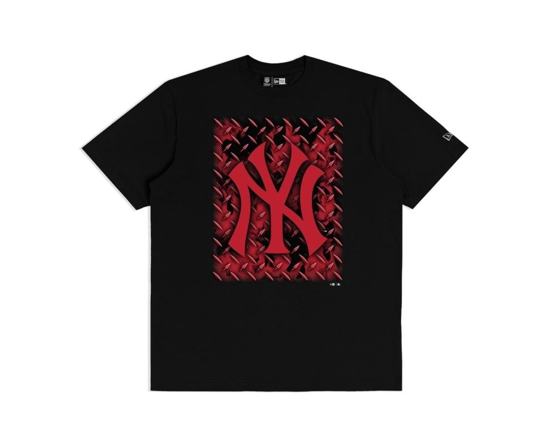 Camiseta New Era Regular New York Yankees MLB Preto