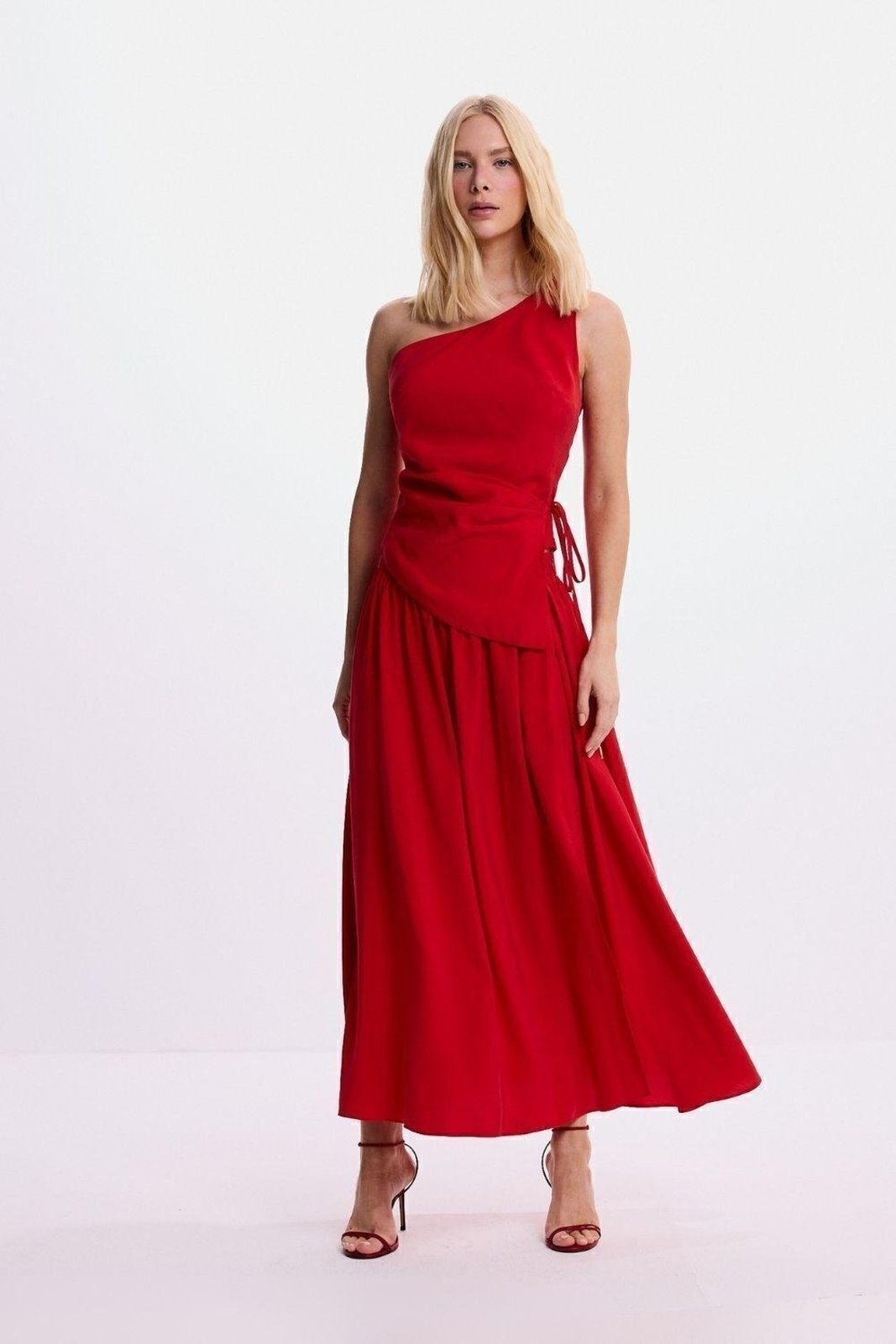 Blusa Ombro Só Carlota Costa Vermelho