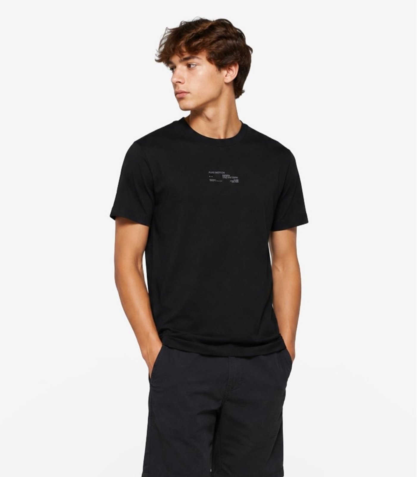 Infantil - Camiseta Masculina Meia Malha Com Estampa Minty Preto