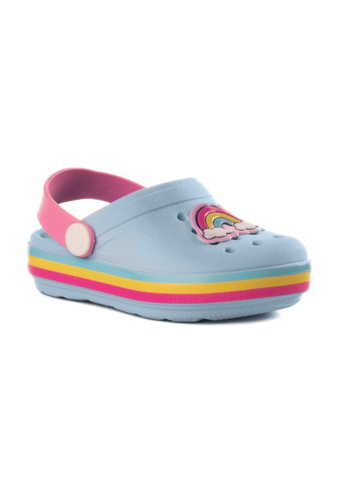 Infantil – Babuche Menina Chinelo Sandália Funfy Leve 3124A Azul