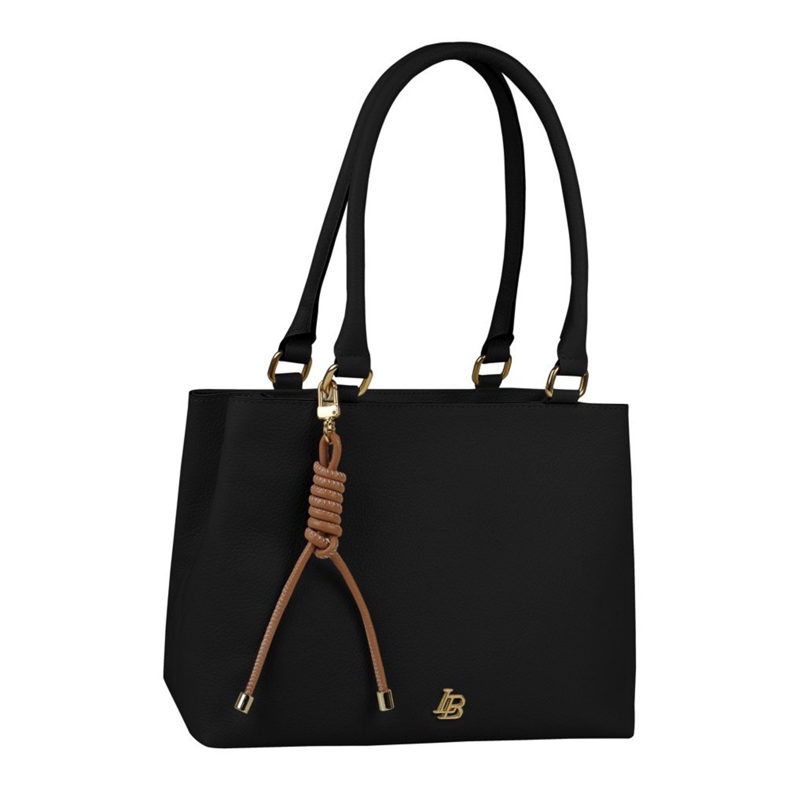 Bolsa Grande Linea Bella 6107 Preto