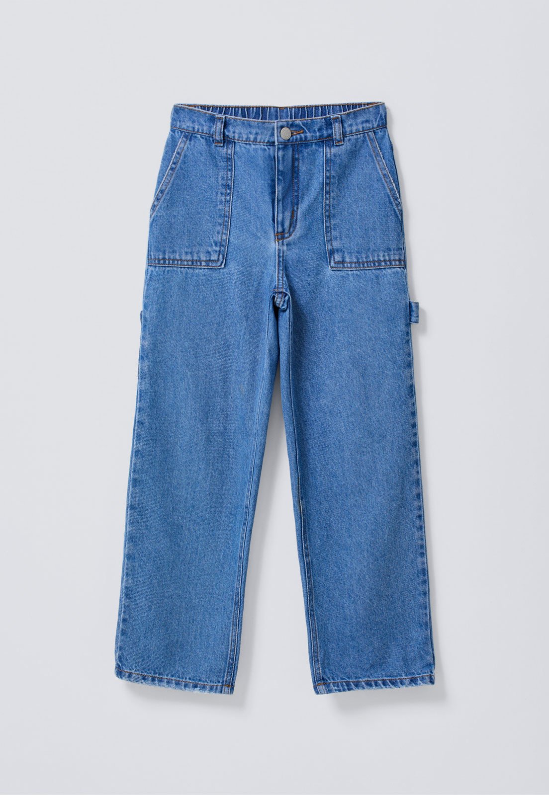 Infantil - Calça Jeans Hering Recortes Azul