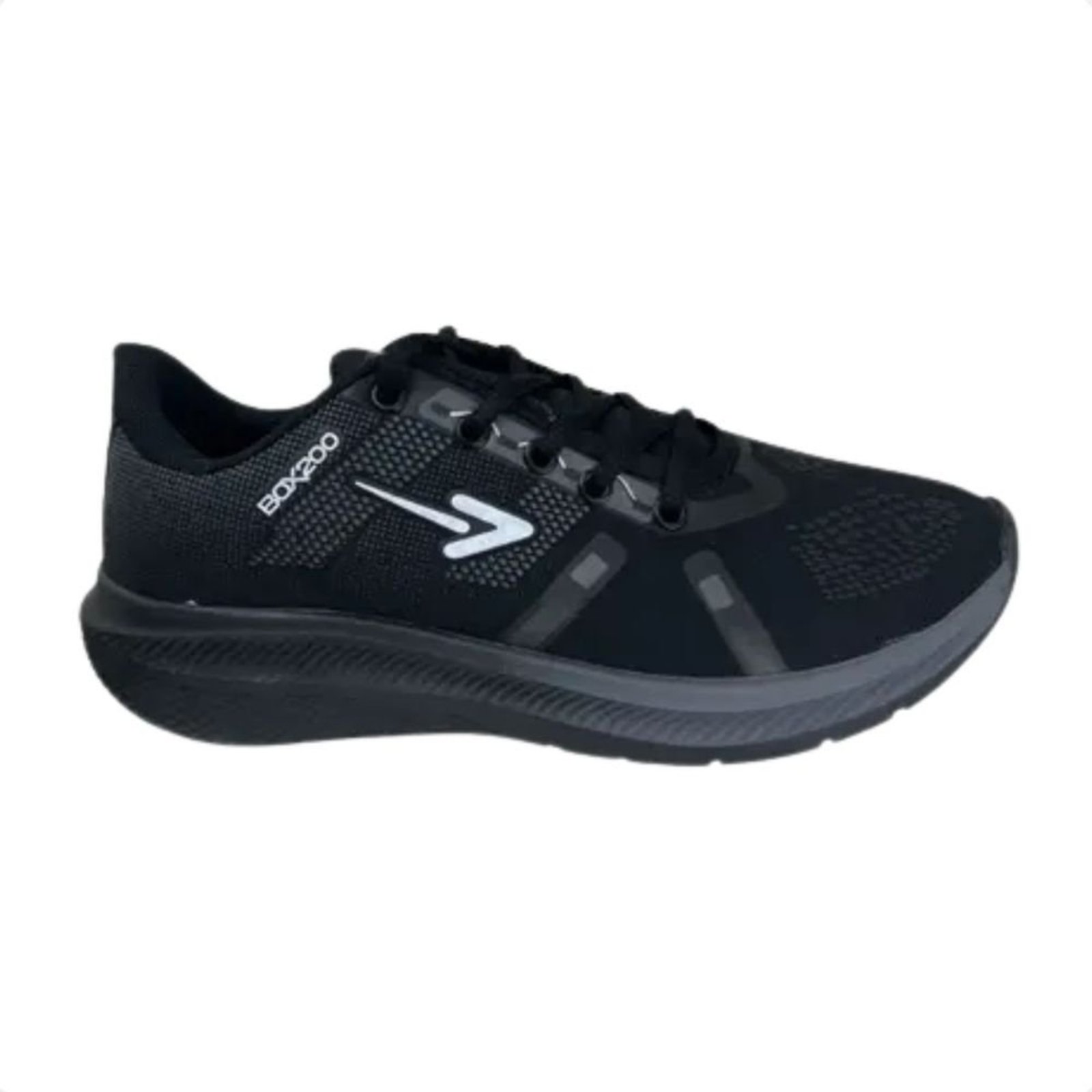 Tênis Corrida Masculino Box 200 Preto