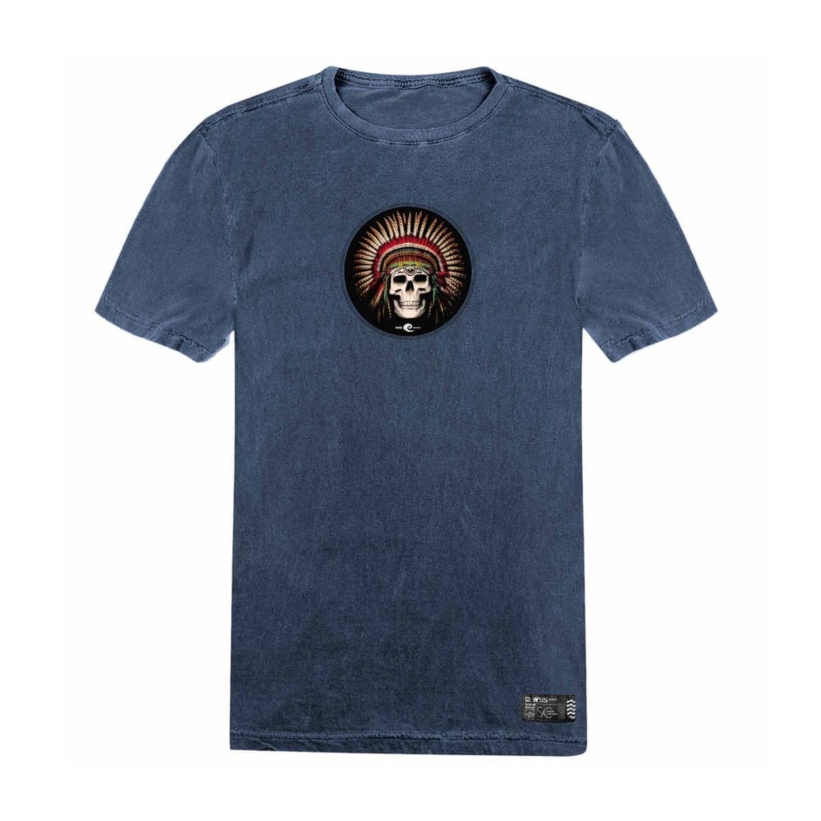 Camiseta Estonada Cocar Skull Prime WSS Azul