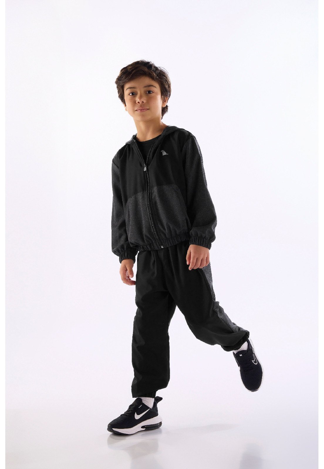 Infantil - Conjunto Jaqueta Calça Esportiva Quimby Preto