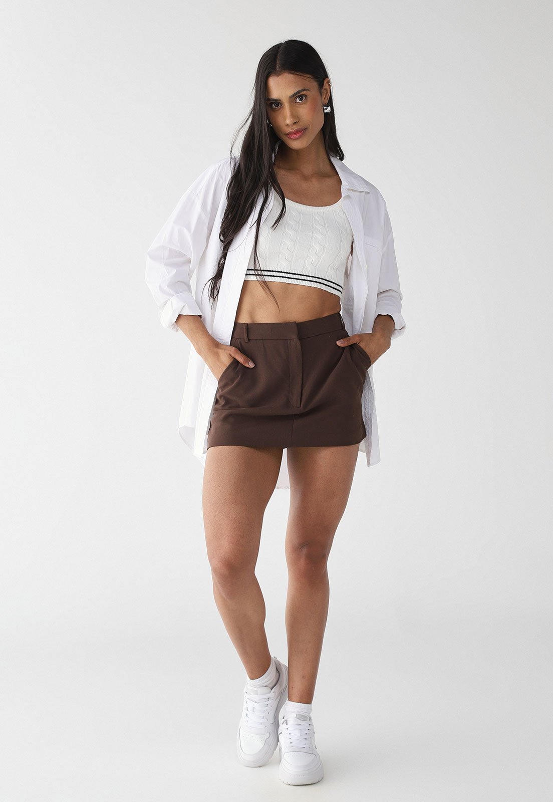 Vista 3 Top Tricot Fila Slim Uc Basic Off-White off-white white Fila off-white white