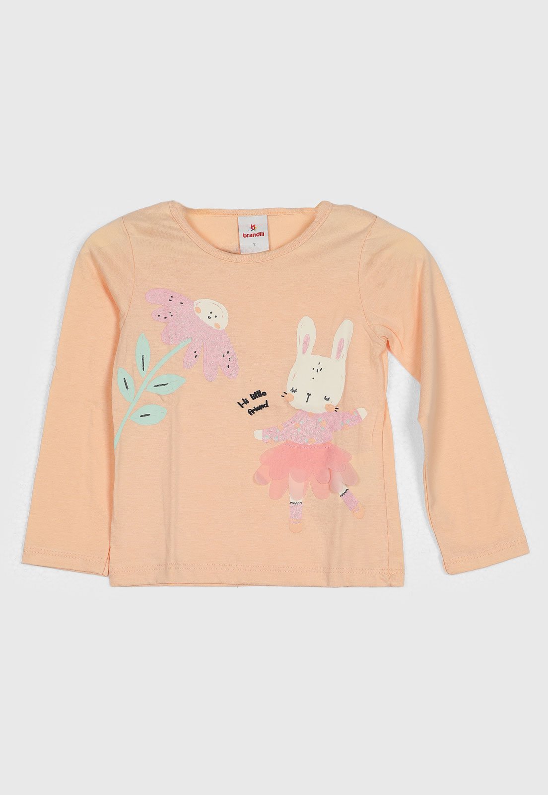Camiseta Brandili Coelho Laranja