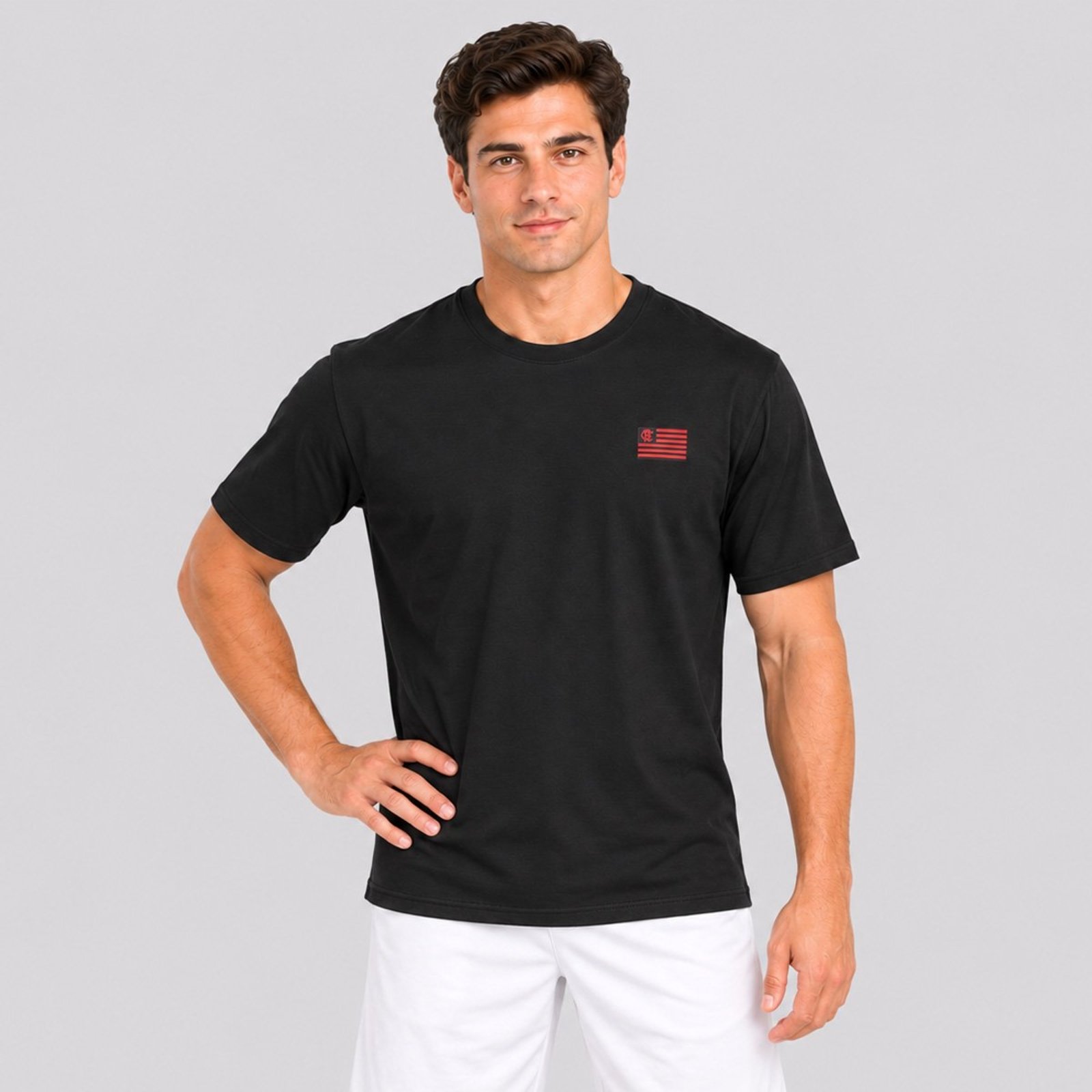 Camiseta Flamengo Tempo Preta